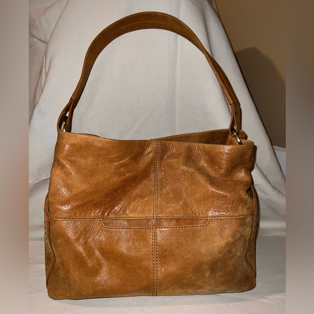 HOBO Classic buffed  Leather Shoulder Bag - Women